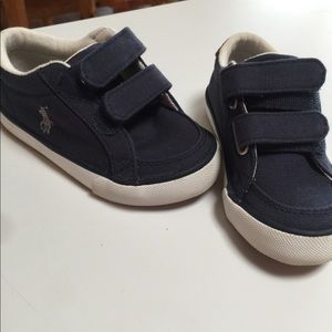 Ralph Lauren polo toddler shoes.